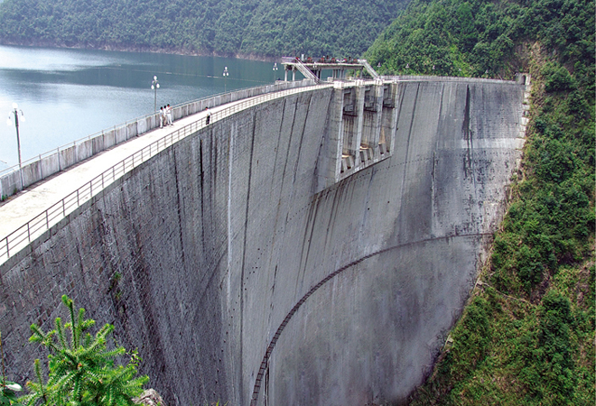 水利水電-上饒下會(huì)坑水電站大壩